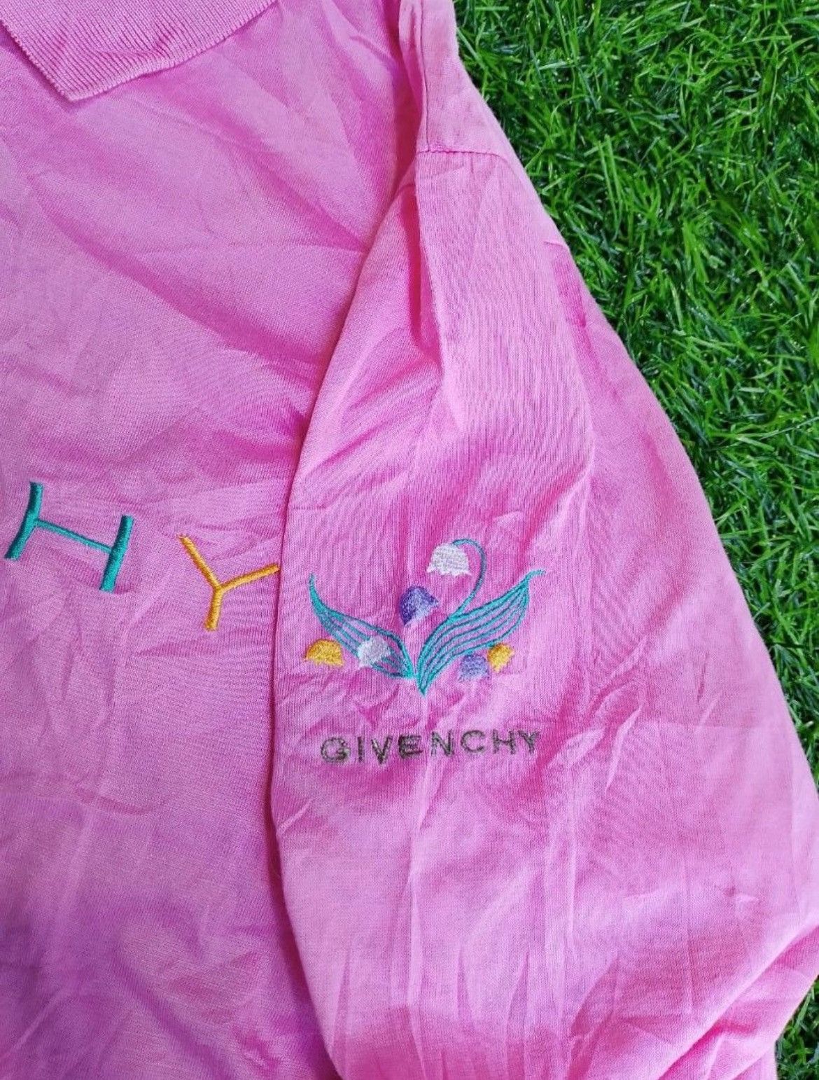 Givenchy Vintage Givenchy Longsleeve Polo Shirt Size US S / EU 44-46 / 1 - 5 Thumbnail