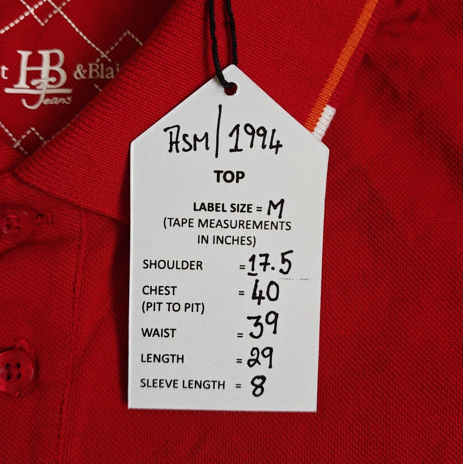 Harmont & Blaine Harmont & Blaine Jeans (HBJ) Shortsleeves Polo Shirt ASM1994 Size US M / EU 48-50 / 2 - 5 Thumbnail