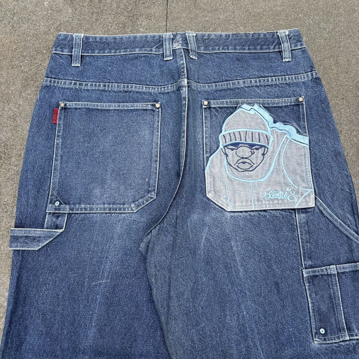 Southpole × Vintage 💥Rare💥 Crazy South Pole bigboy Baggy Jeans Size US 38 / EU 54 - 2 Thumbnail