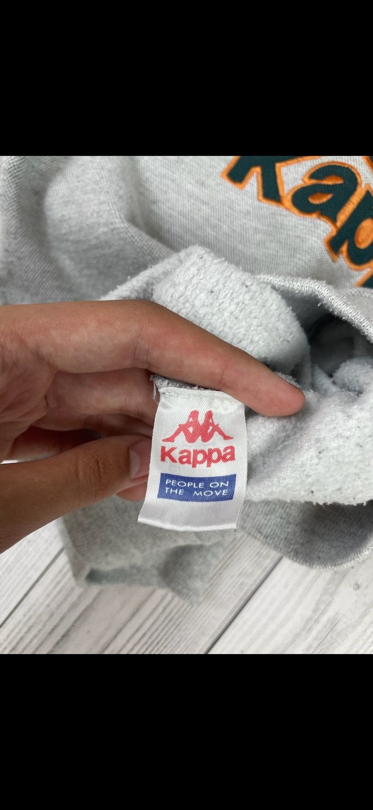 Kappa Vintage Kappa AS Roma big logo sweatshirt rare size S/M Size US S / EU 44-46 / 1 - 4 Thumbnail