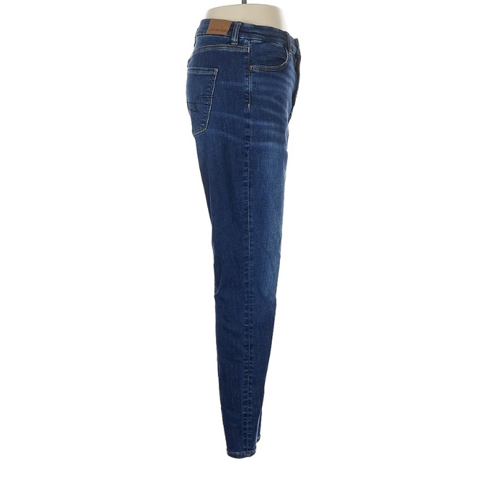 American Eagle Outfitters American Eagle Outfitters Skinny Leg Blue Jeans Size 8 Size 30" / US 8 / IT 44 - 4 Thumbnail