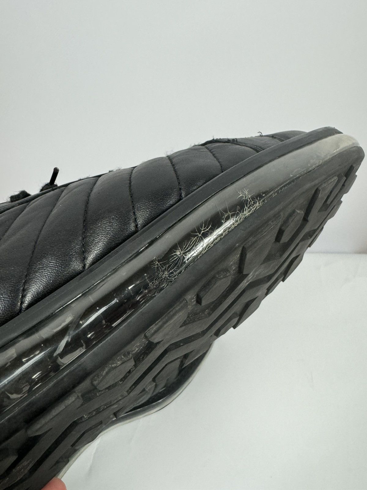 Japanese Brand × Prada Prada Snickers Leather Air-Soled Size US 12 / EU 45 - 9 Thumbnail