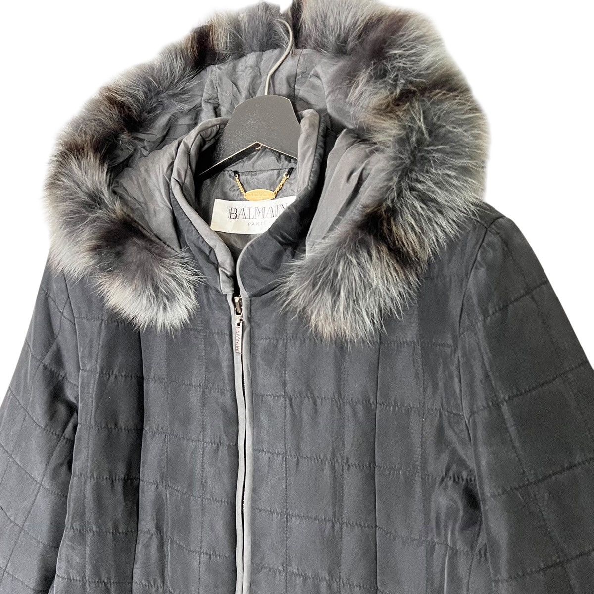 Balmain Balmain Paris Detachable Furs Hoodie Jacket Size M / US 6-8 / IT 42-44 - 2 Thumbnail
