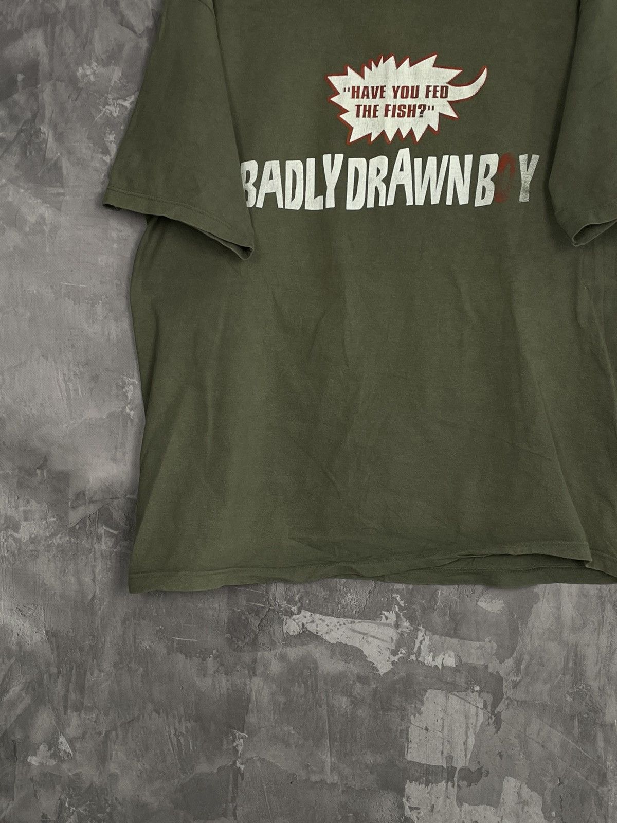 Band Tees Rare! Vintage 90s Badly Drawn Boy T Shirt Tour Tee Size US XL / EU 56 / 4 - 6 Thumbnail