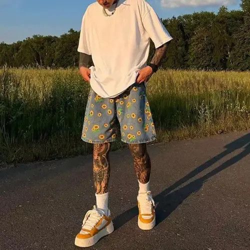 Japanese Brand × Other Summer Streetwear Oversize Unisex Shorts Size US 34 / EU 50 - 2 Thumbnail