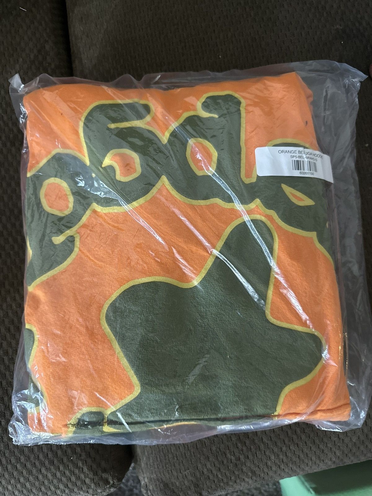 image of Spider Worldwide Sp5Der Beluga Hoodie in Orange, Men's (Size Small)