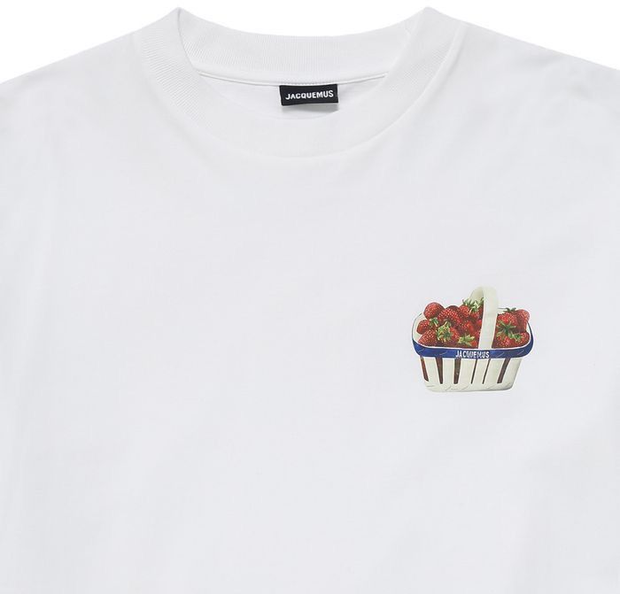 Jacquemus Jacquemus Le T-Shirt Fraises Printed Tee Size XS / US 0-2 / IT 36-38 - 2 Thumbnail