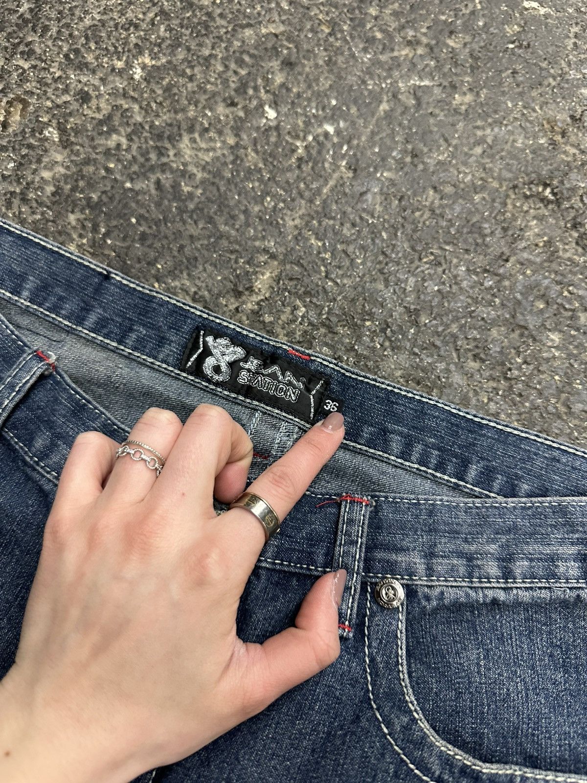 Designer × Vintage Y2K baggy jorts Size US 36 / EU 52 - 6 Thumbnail