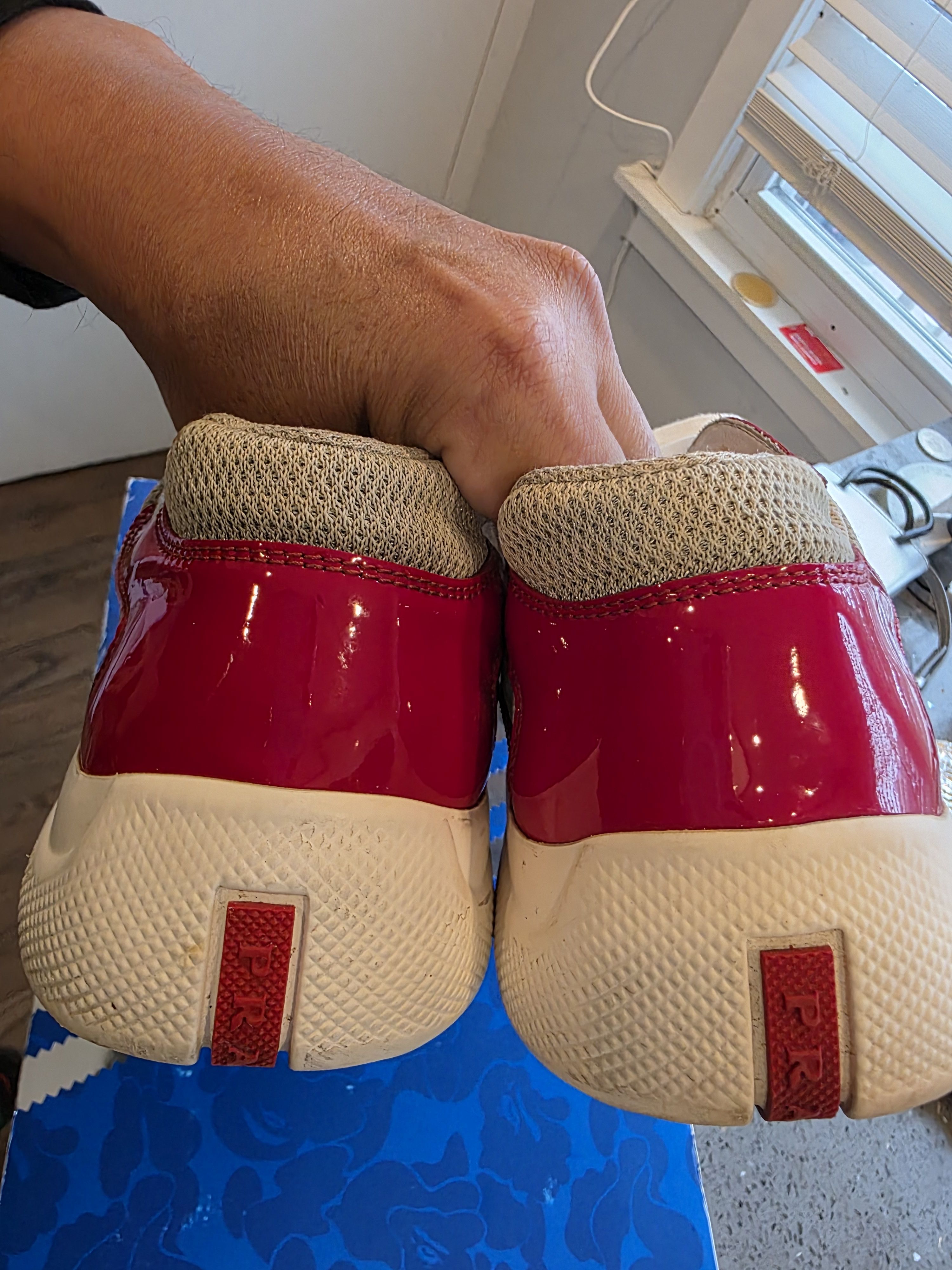 Prada Red Prada America's Cup Sneakers Size US 9 / EU 42 - 9 Thumbnail