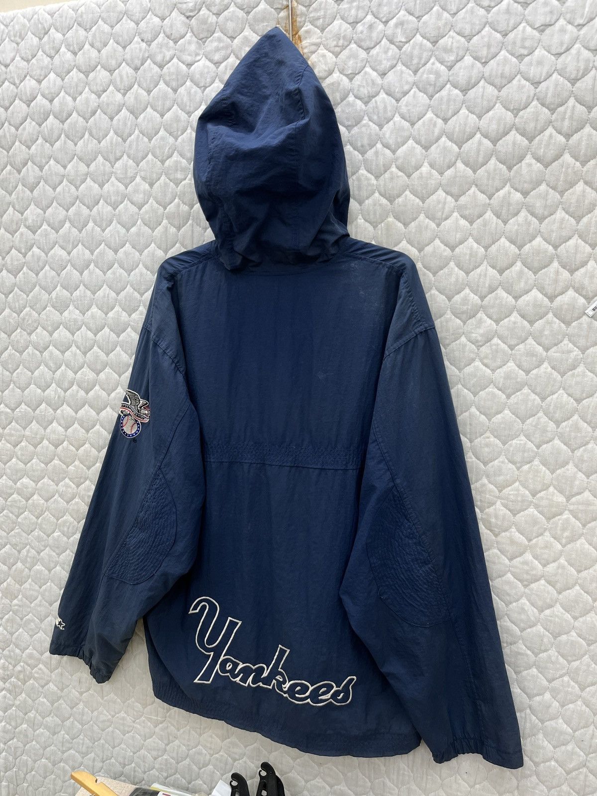 MLB × New York Yankees × Starter 🔥🔥🔥STEALS STARTER MLB NEW YORK YANKEES HOODIE LIGHT JACKET Size US L / EU 52-54 / 3 - 13 Thumbnail