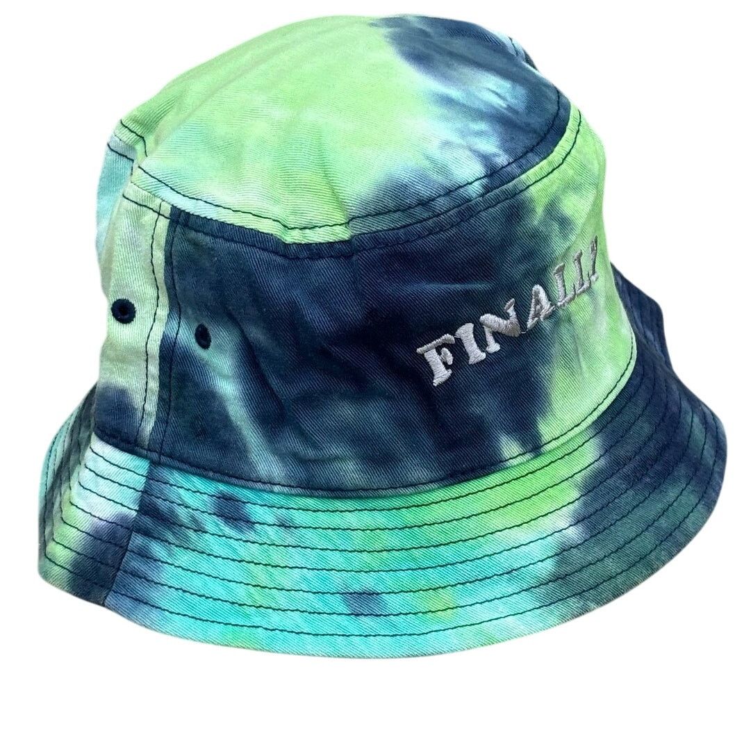 Other Green Tie Dye Finally Bucket Hat Size ONE SIZE - 2 Thumbnail