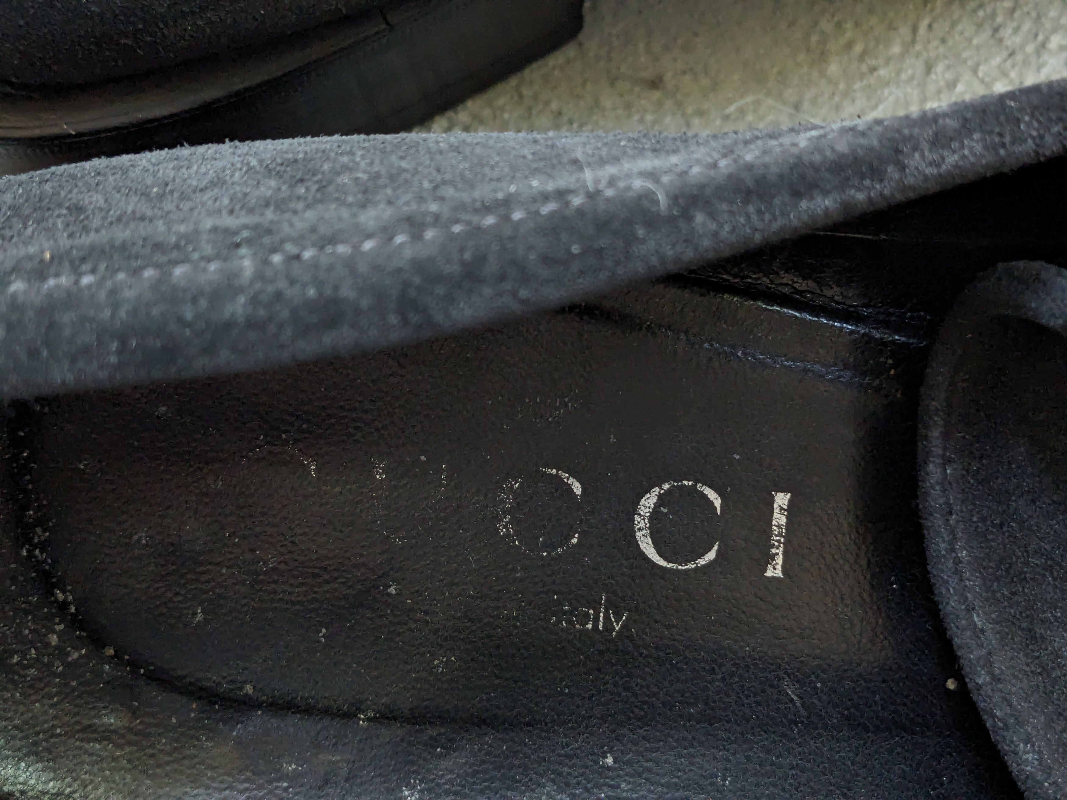 Gucci Gucci Horsebit Loafers Black Suede 10 Italy Slip On Snaffle Size US 10 / EU 43 - 3 Thumbnail