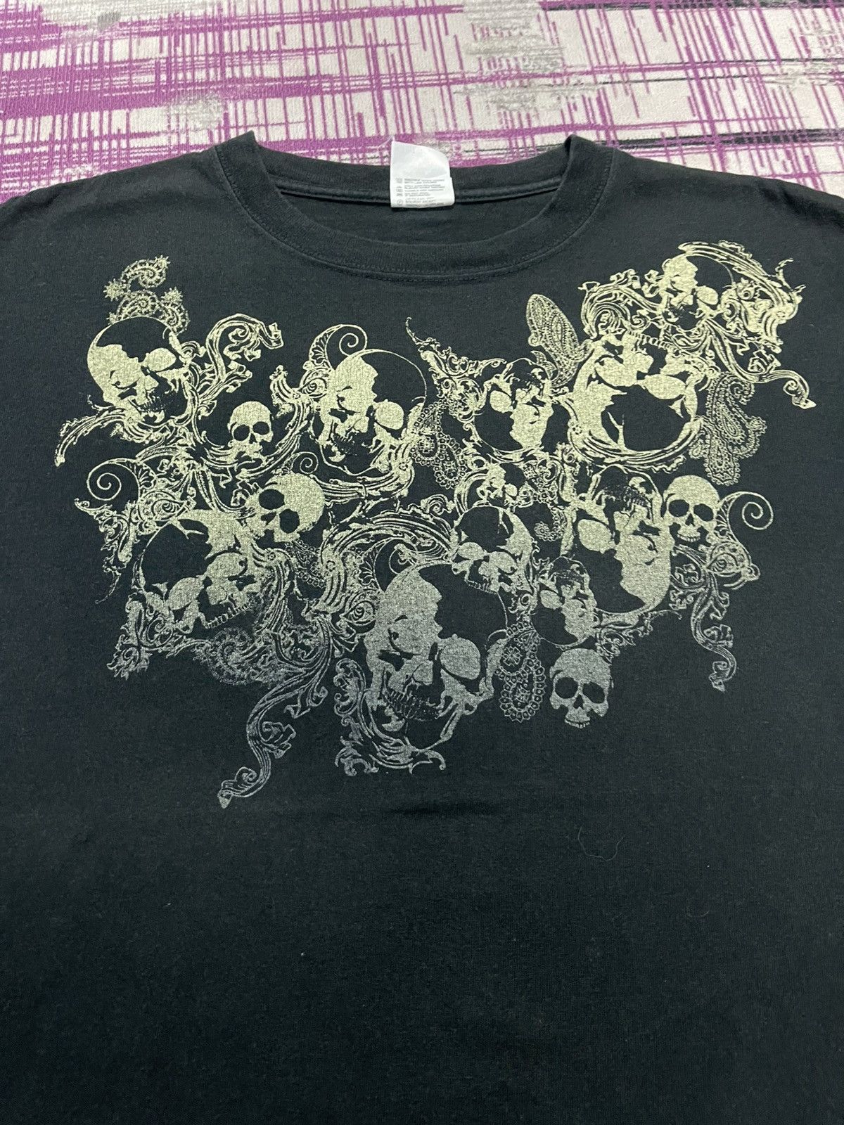 If Six Was Nine IF SIX WAS NINE TSHIRT WITH A SKULLS CROSS DESIGN RARE Size US S / EU 44-46 / 1 - 2 Thumbnail