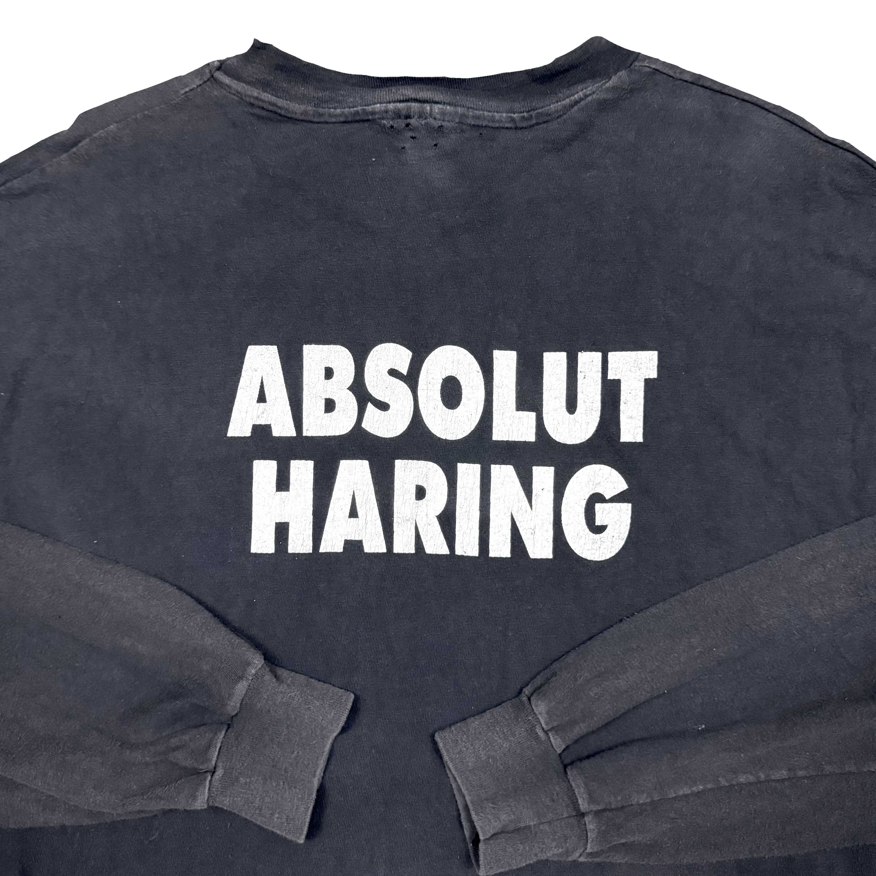 Keith Haring × Vintage VTG 80s Keith Haring "Absolut Haring" Faded L/S Art T Shirt Size US XL / EU 56 / 4 - 4 Thumbnail