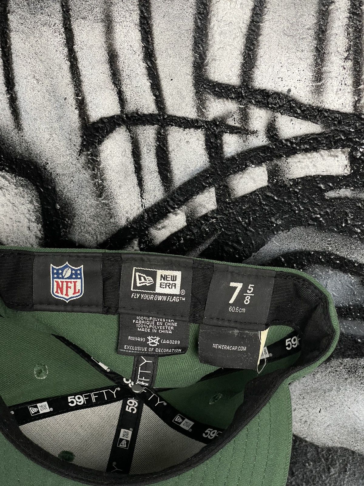 NFL New Era Jets New York NFL Vintage Green Y2K Cap SnapBack Size ONE SIZE - 9 Thumbnail