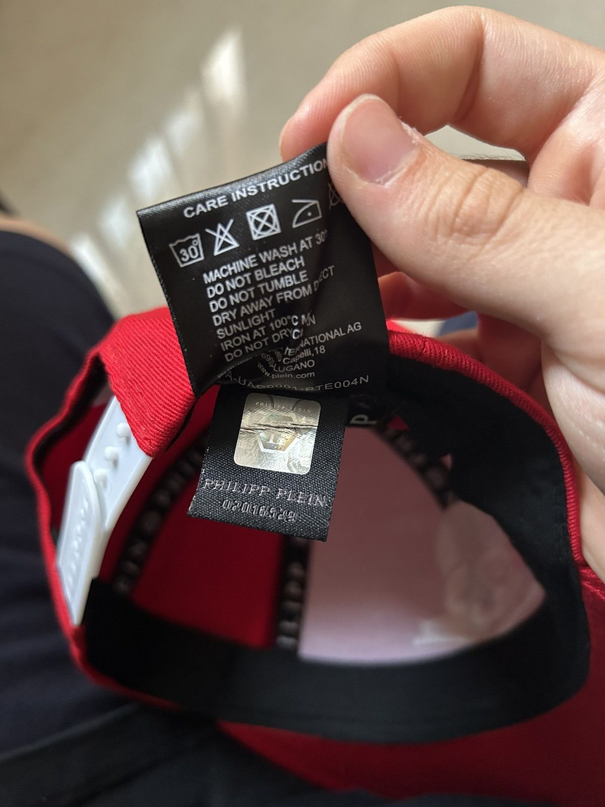 Philipp Plein Philip Plein Red Skull Hat Size ONE SIZE - 11 Thumbnail