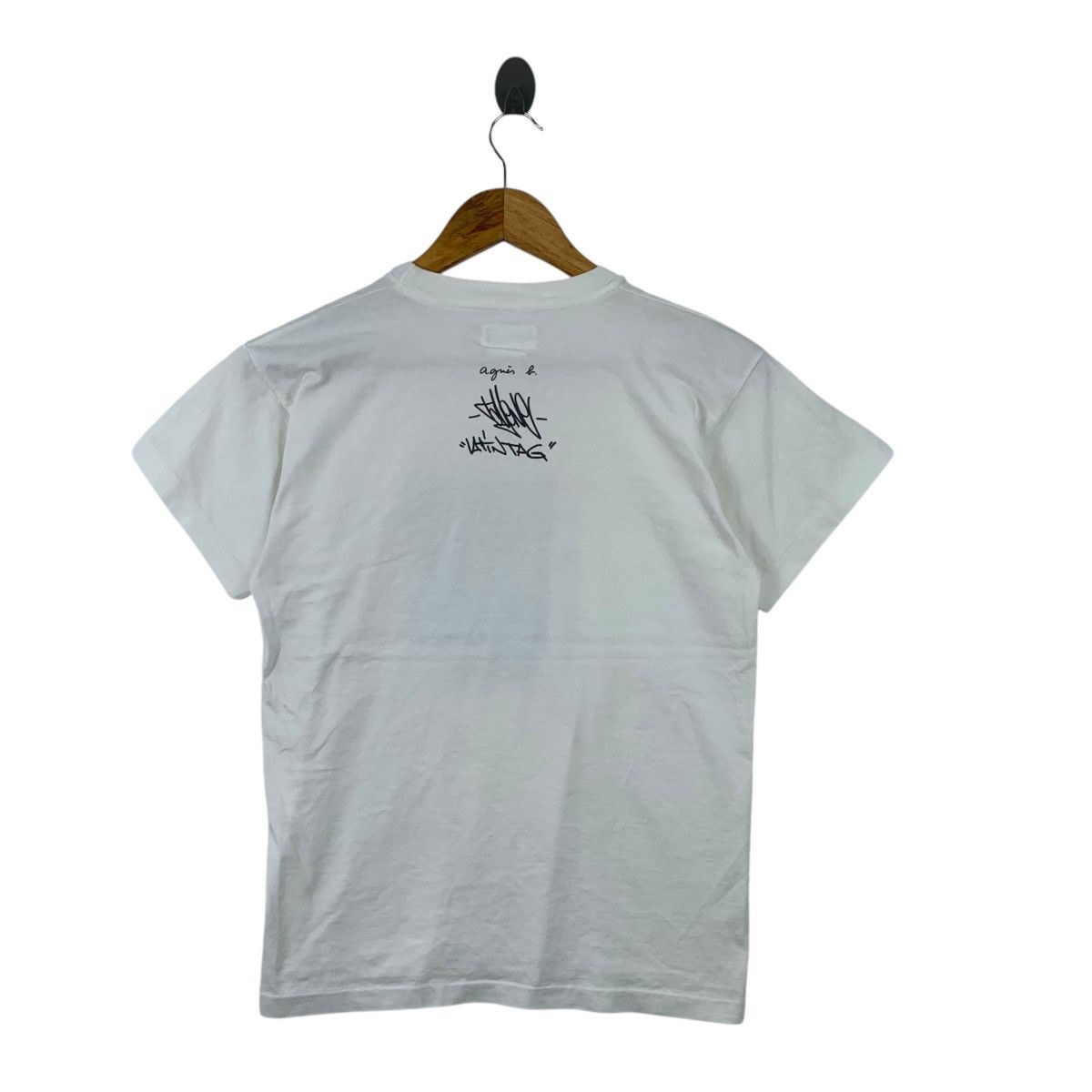 agnes b. Vintage AGNES. B PARIS Martin Wong Poem Footprints Tee Size S / US 4 / IT 40 - 4 Thumbnail