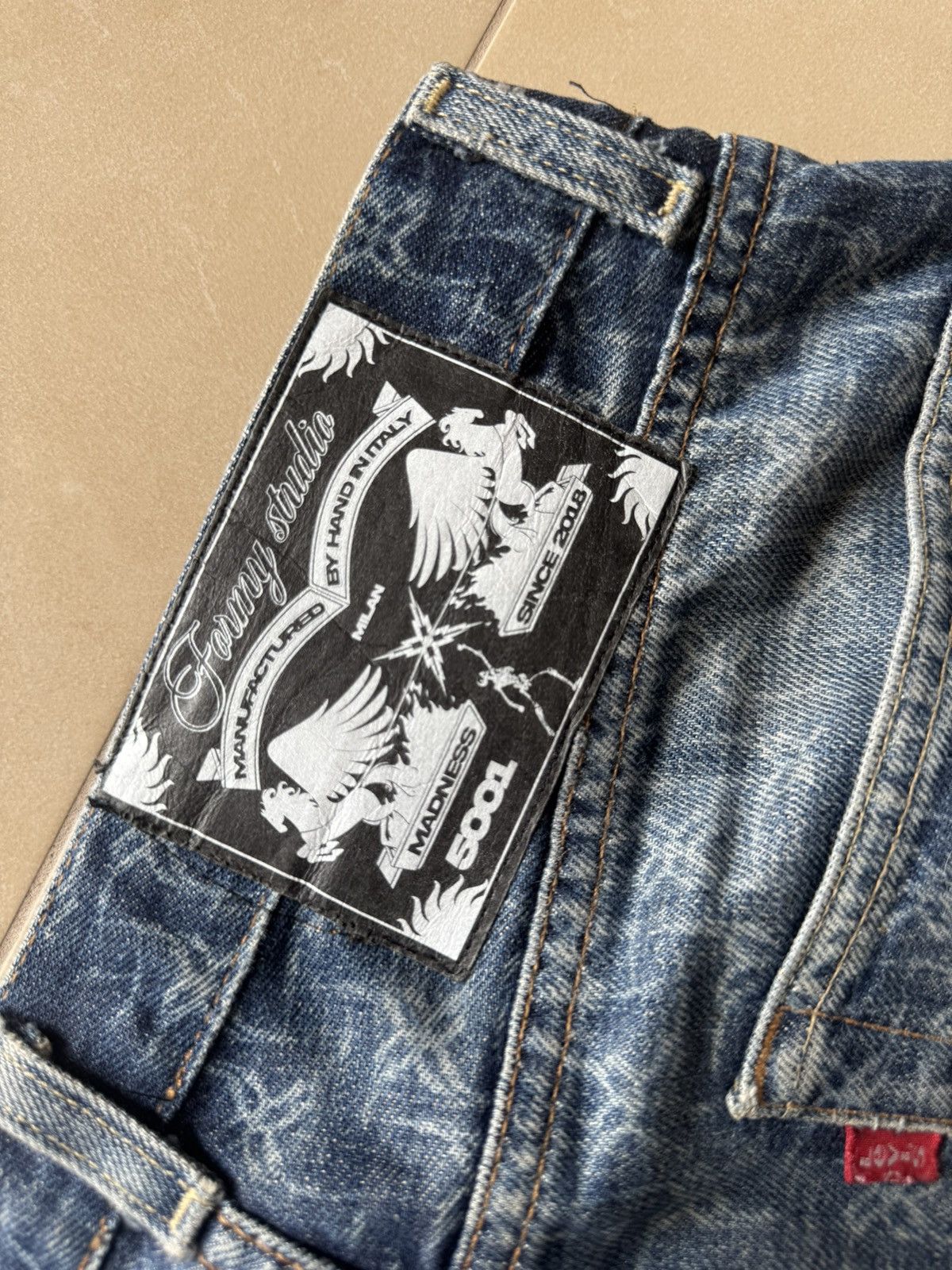 PDF Formy Studio 1/1 “Denim Fever” Reworked Jeans Size US 31 - 3 Thumbnail