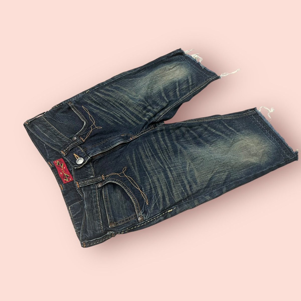 Edwin × If Six Was Nine × Tornado Mart RARE VINTAGE EDWIN XV DENIM SHORTS (W30'-31') Size US 31 - 7 Thumbnail
