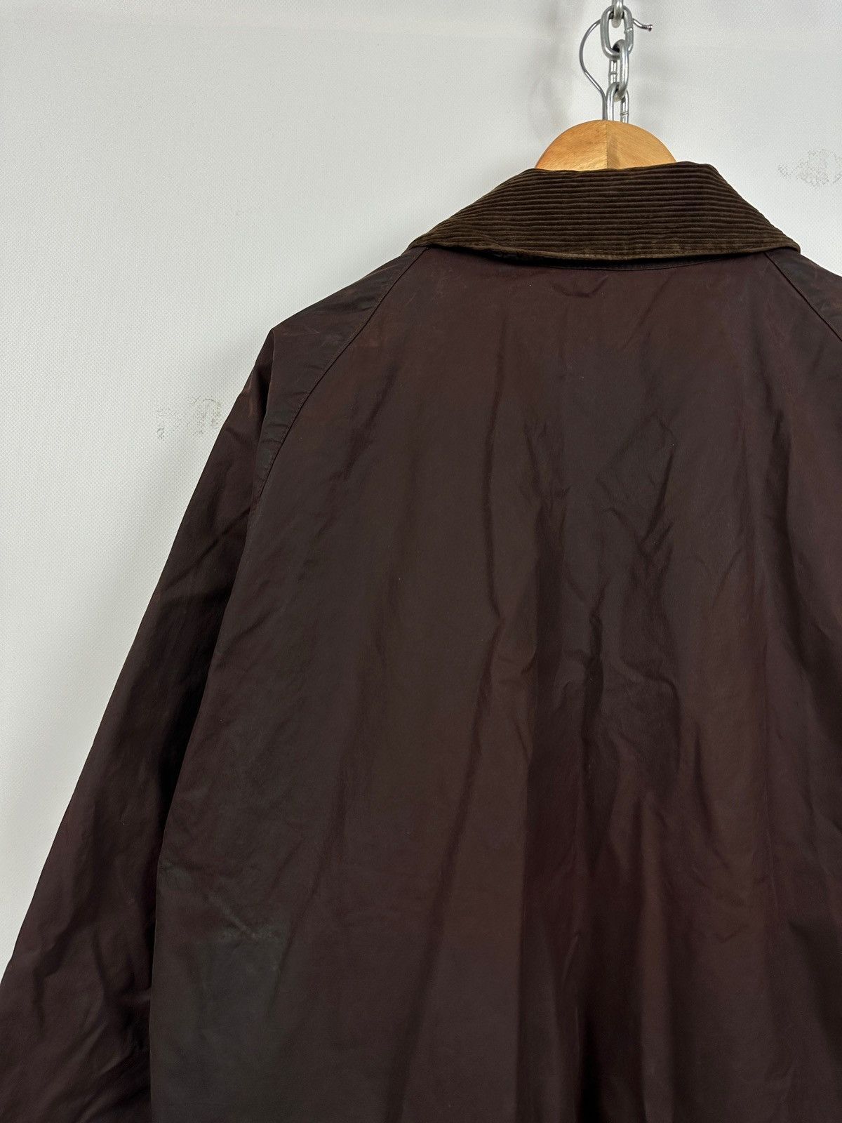 Barbour Vintage Barbour Beaufort Brown Waxed Jacket/Warm Pile Lining Size US XXL / EU 58 / 5 - 16 Thumbnail