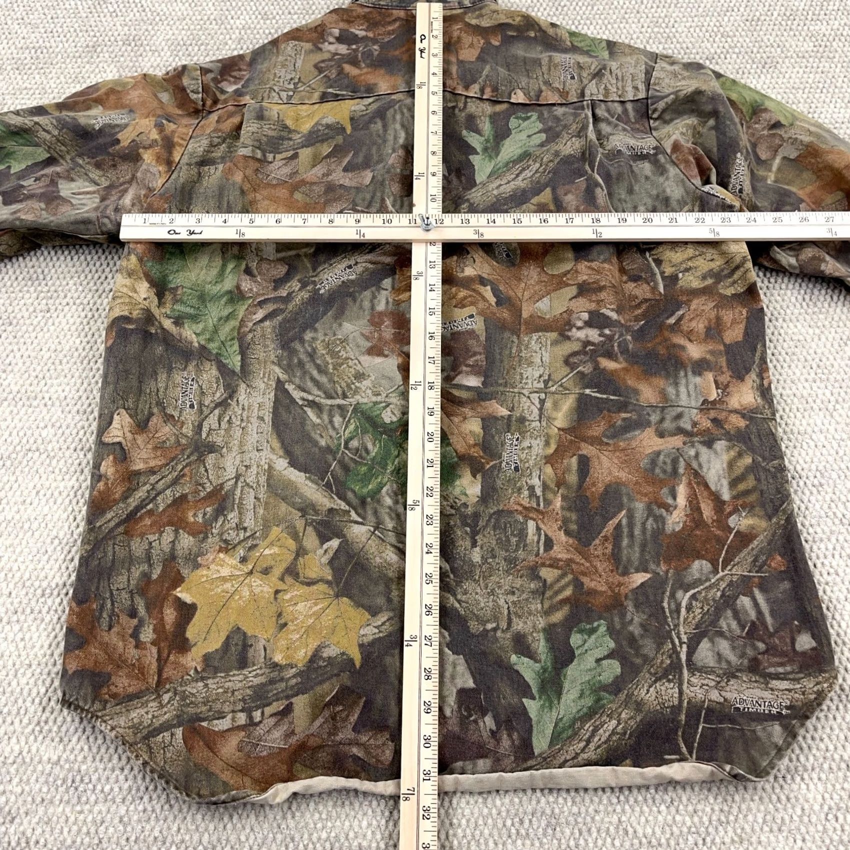 Walls VINTAGE Camo Shirt Men XL Button Up Twill Shacket Unlined Advantage Timber Size US XL / EU 56 / 4 - 7 Thumbnail