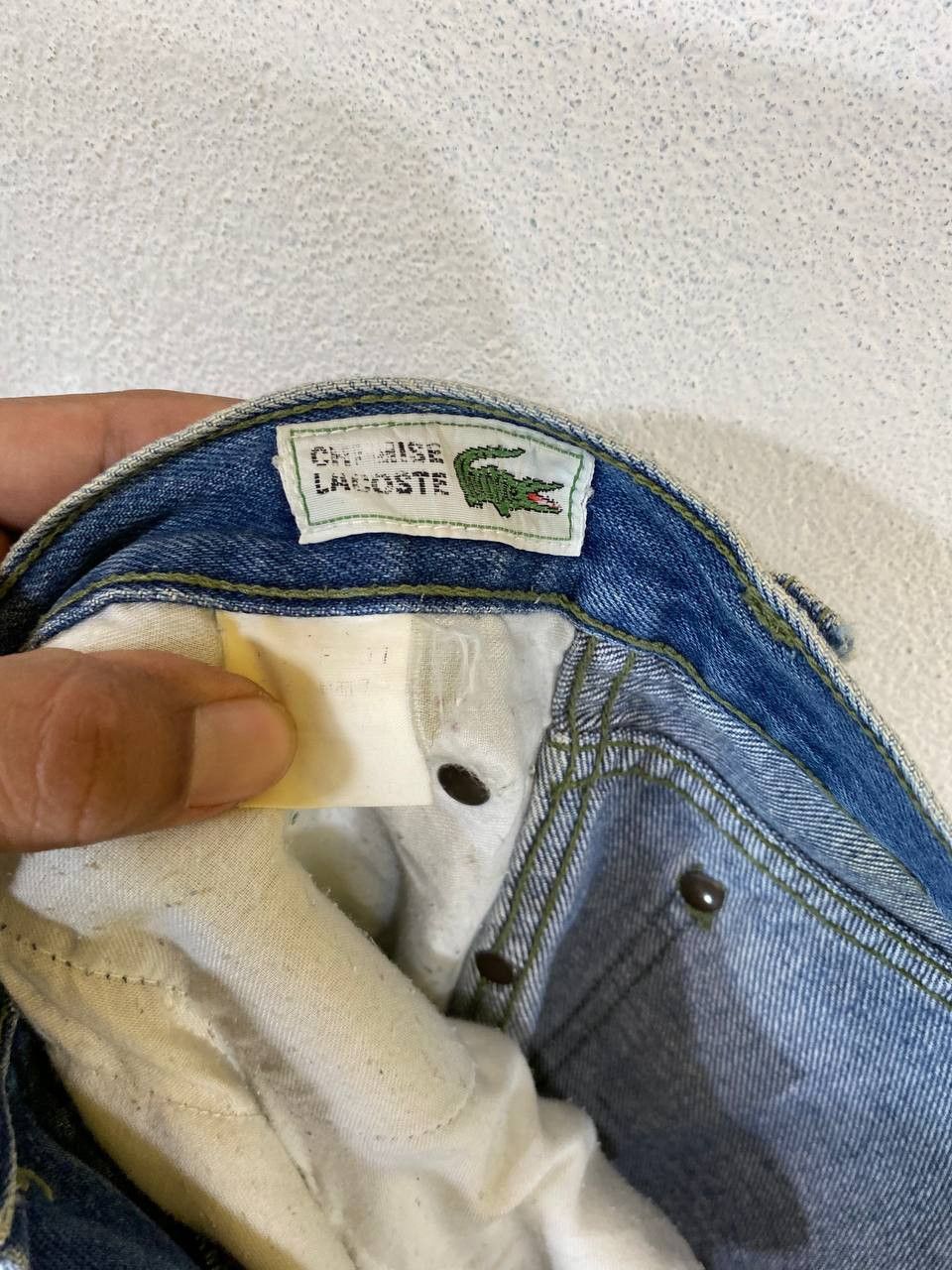 Lacoste vintage lacoste denim nice design Size US 30 / EU 46 - 10 Thumbnail