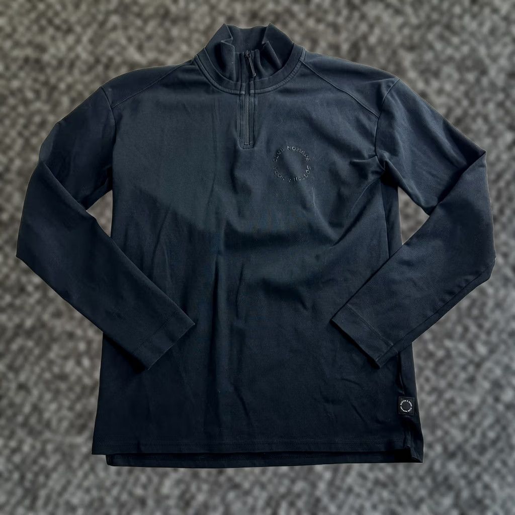 Scotch & Soda Scotch & Soda Club Nonade 1/2 Zip Pullover Sweatshirt Black Size M Mens Men’s Size US M / EU 48-50 / 2 - 1 Thumbnail