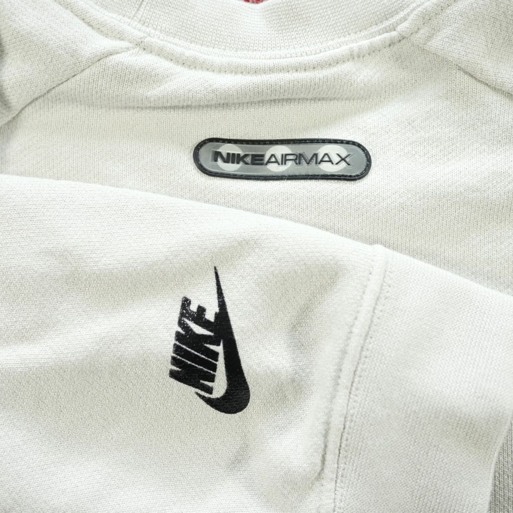 Nike VINTAGE Nike Sweatshirt Mens XS Beige Air Max Big Logo Spell Out Sweater Pullover Size US XS / EU 42 / 0 - 4 Thumbnail