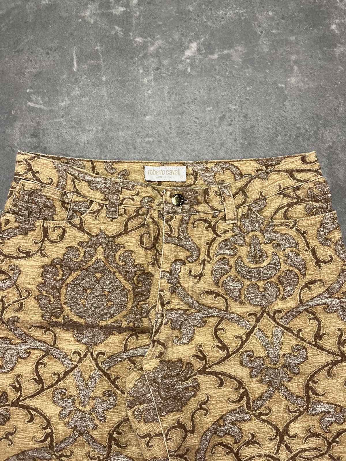 Roberto Cavalli 90s Roberto Cavalli Ornament Mozaic Denim Jeans 30 32 M Size US 32 / EU 48 - 5 Thumbnail