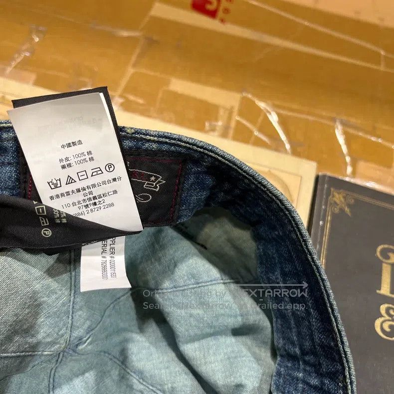 RRL Ralph Lauren RRL Ralph Lauren Denim Newsboy Cap Size ONE SIZE - 8 Thumbnail