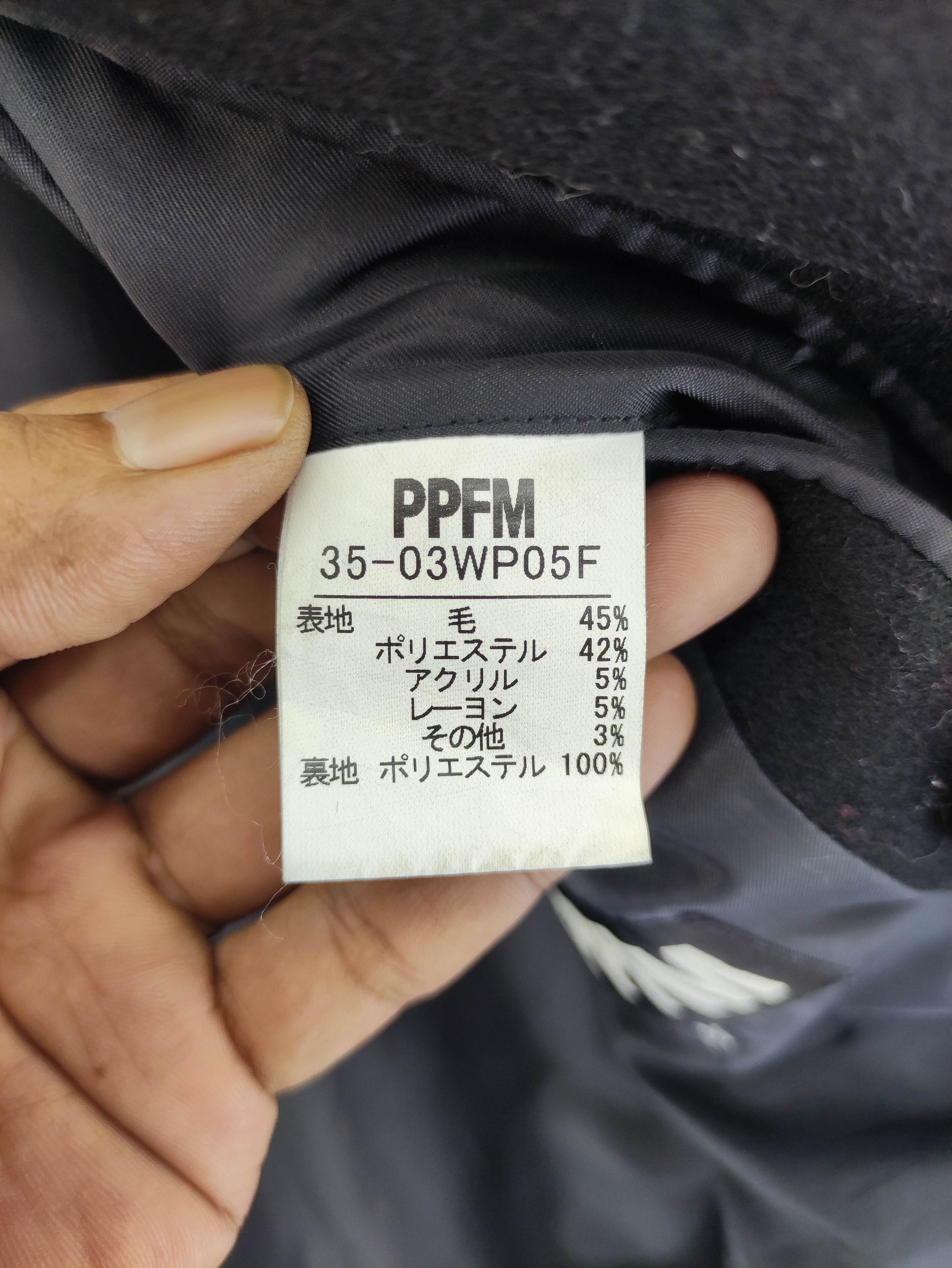 PPFM Vintage PPFM Black Wool Coat Jacket Size US S / EU 44-46 / 1 - 6 Thumbnail