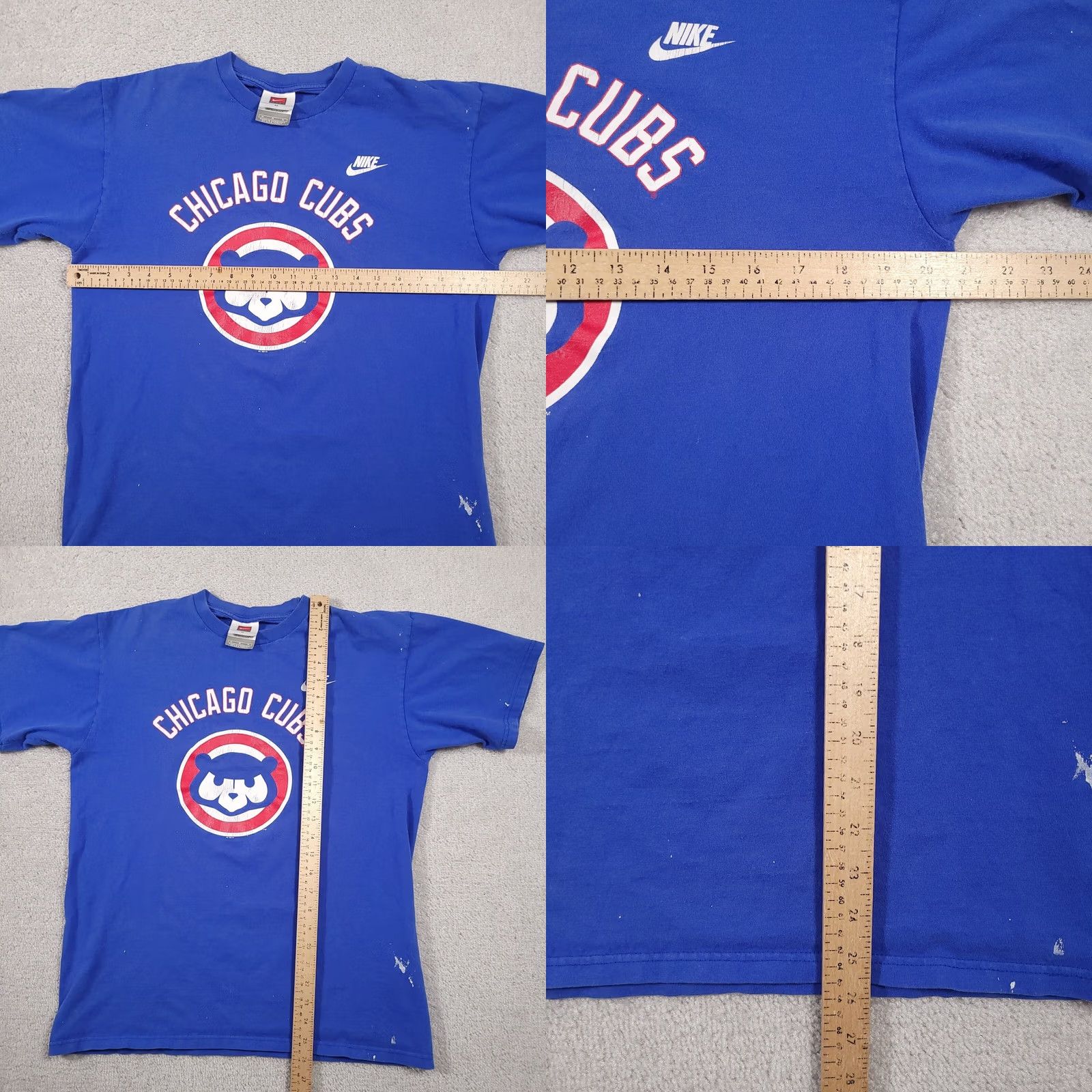 Nike VINTAGE Nike Team Chicago Cubs Shirt Mens Medium Blue Baseball Logo Short Sleeve MLB Size US M / EU 48-50 / 2 - 9 Thumbnail