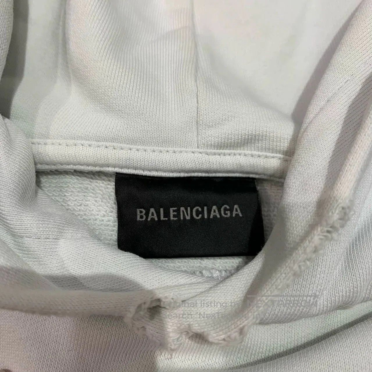 Balenciaga Balenciaga FW23 White Hoodie Sweatshirt. Size US M / EU 48-50 / 2 - 3 Thumbnail