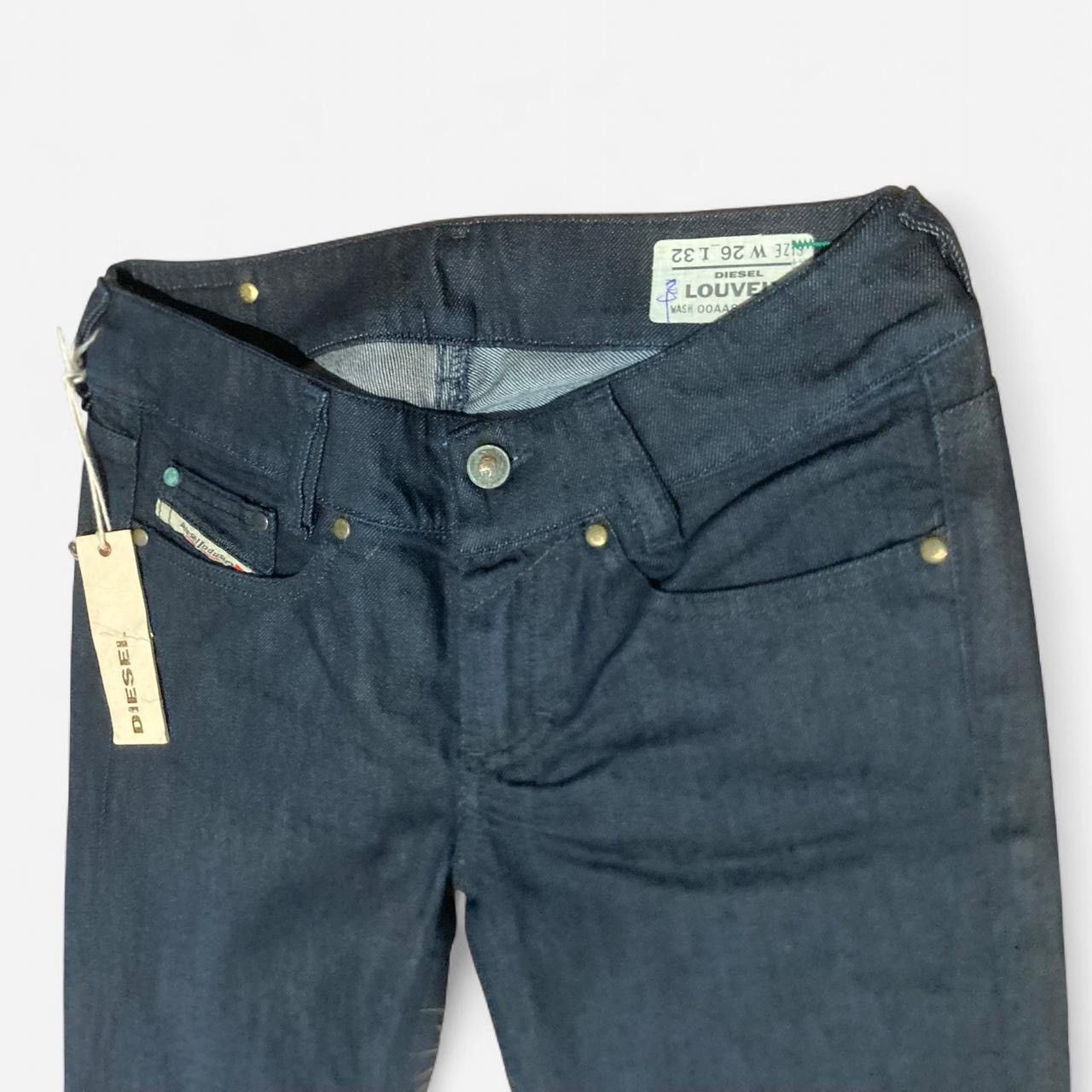 Diesel Diesel Deadstock LOUVELY 26x32 Dark denim low rise flare Size 26" / US 2 / IT 38 - 2 Thumbnail