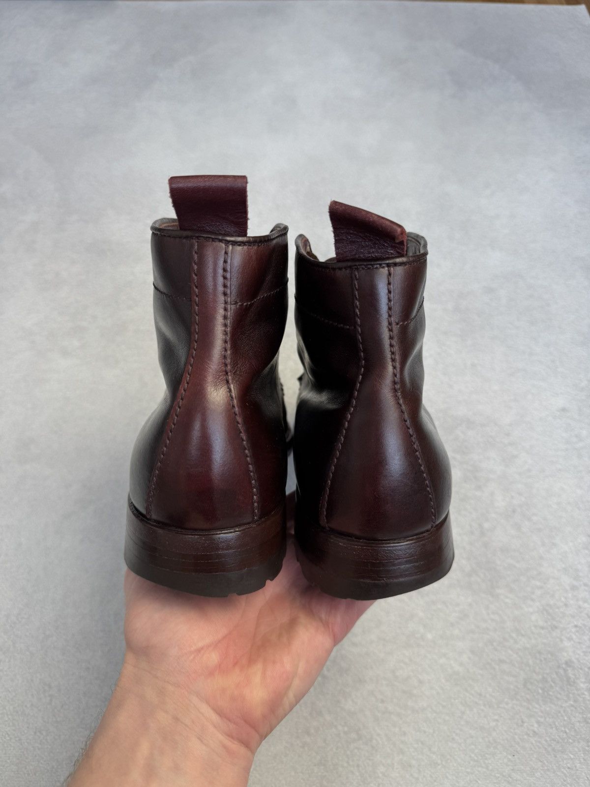 Alden RRP€1100 Alden Service Boot Shell Cordovan burgundy Leather Size US 8 / EU 41 - 4 Thumbnail