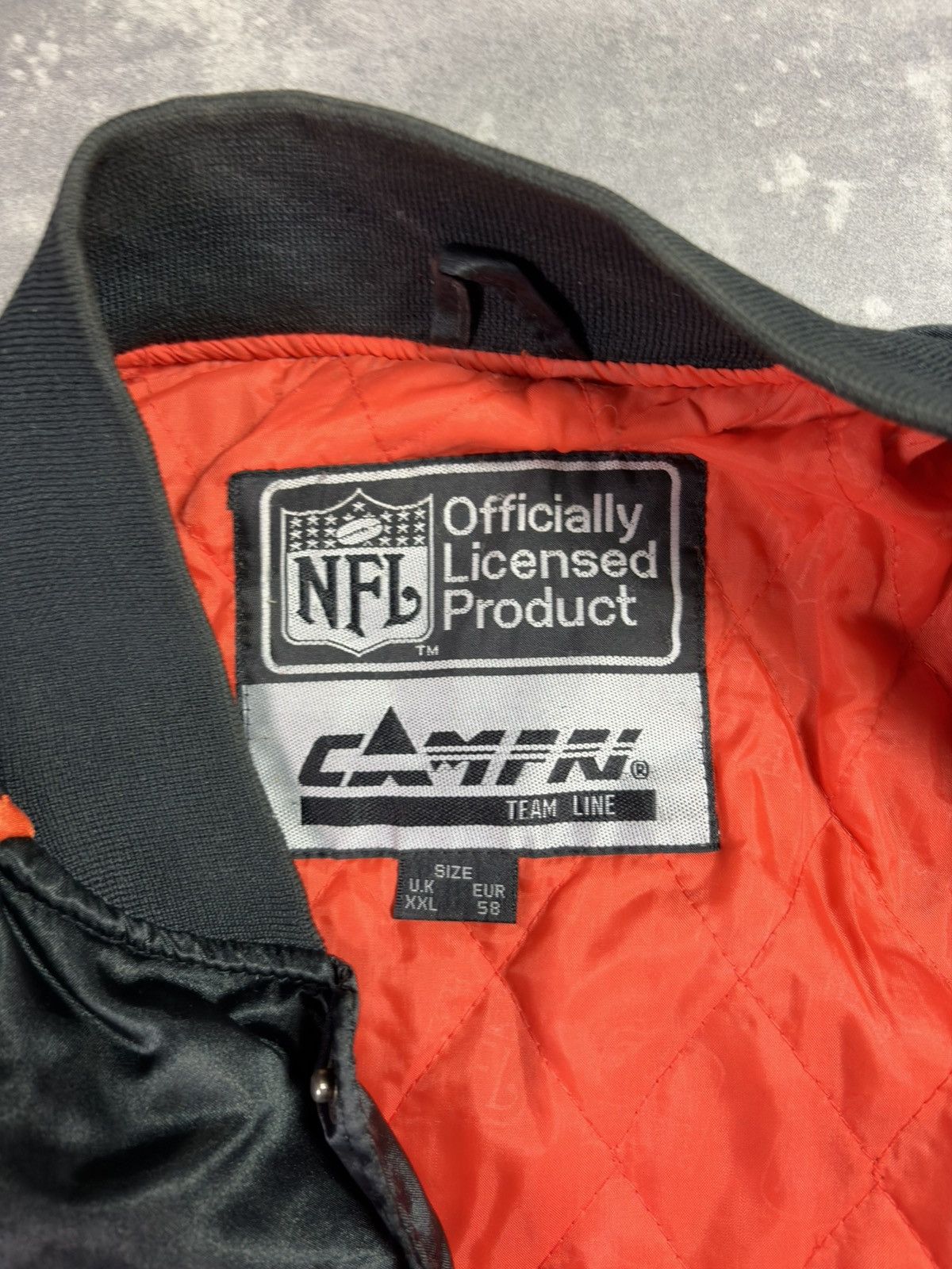 NFL 90s Cincinnati Bengals Campri NFL Team Line Varsity Bomber Size US XXL / EU 58 / 5 - 9 Thumbnail