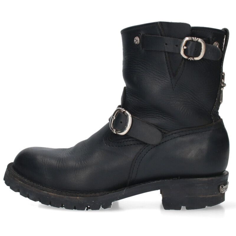 Chrome Hearts CHROME HEARTS WESCO BOSS Gunslinger Leather Engineer Boots |  Grailed