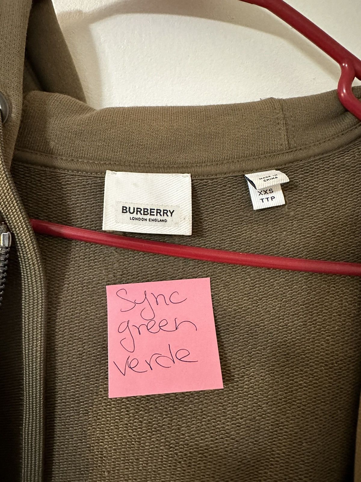 Burberry Burberry Green Siren Hoodie Size US S / EU 44-46 / 1 - 7 Thumbnail