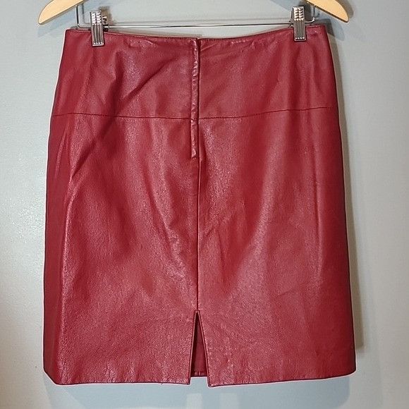 Vintage GENUINE LEATHER leather jacket and skirt set Womens 12 Punk Size XL / US 12-14 / IT 48-50 - 7 Thumbnail