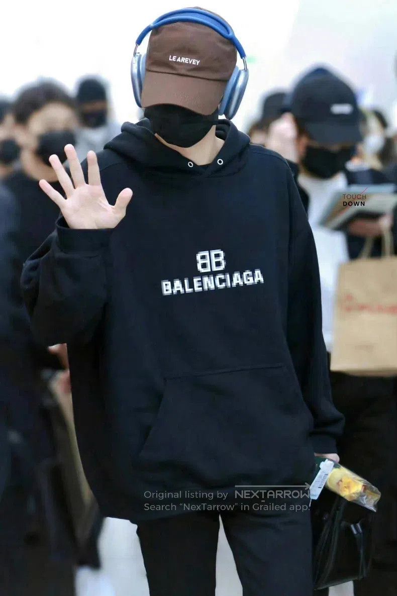 Balenciaga Balenciaga Mosaic pixel double B hoodie Size US S / EU 44-46 / 1 - 8 Thumbnail
