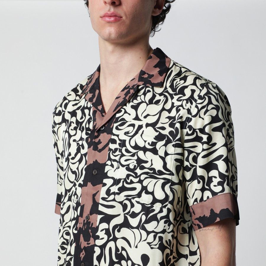 Dries Van Noten o1d2blof0226 Print Shirt in Multicolor Size US L / EU 52-54 / 3 - 4 Thumbnail
