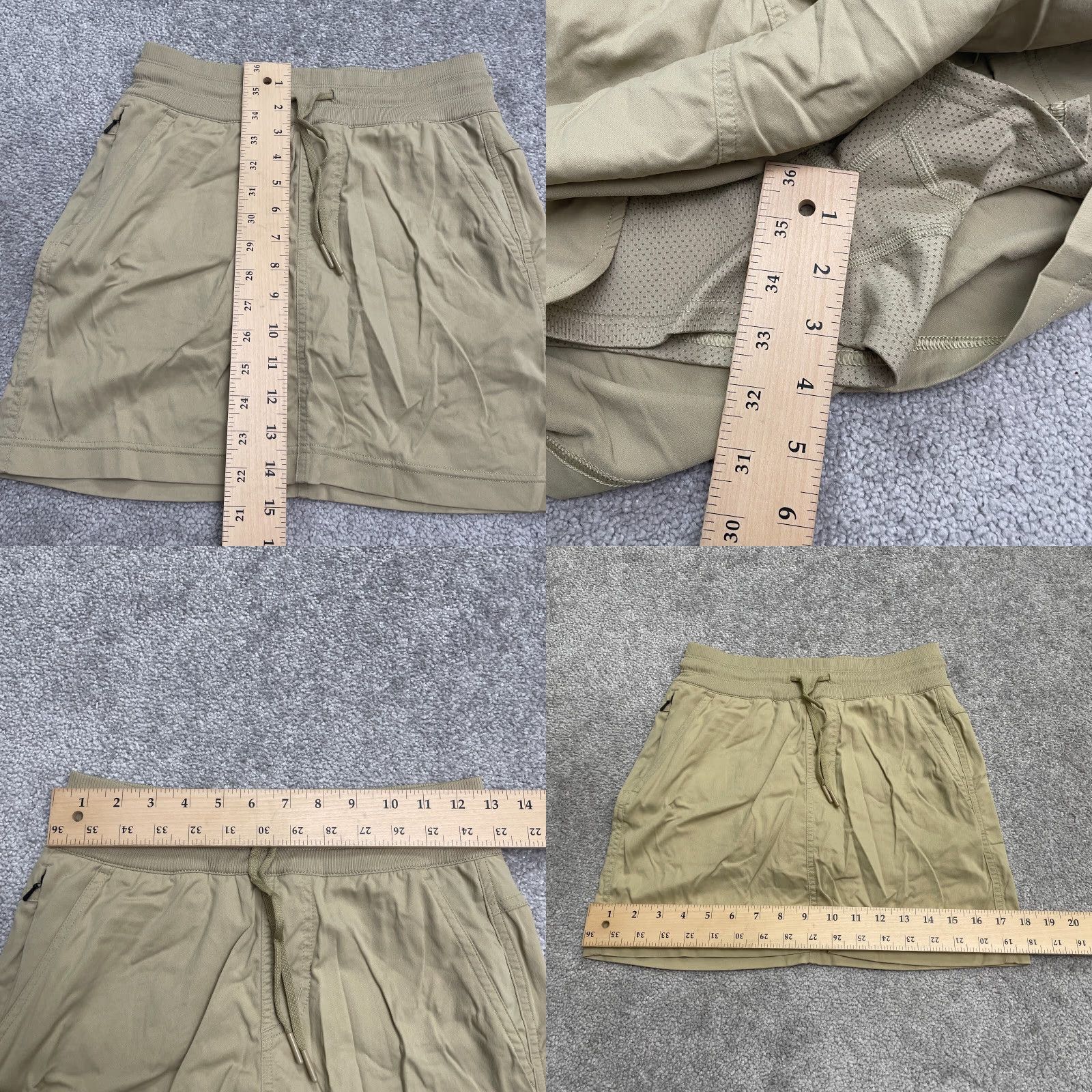 The North Face The North Face Skort Shirt Womens Small Brown Elastic Pockets Drawstring Skirt Skort Short Size 28" / US 6 / IT 42 - 8 Thumbnail