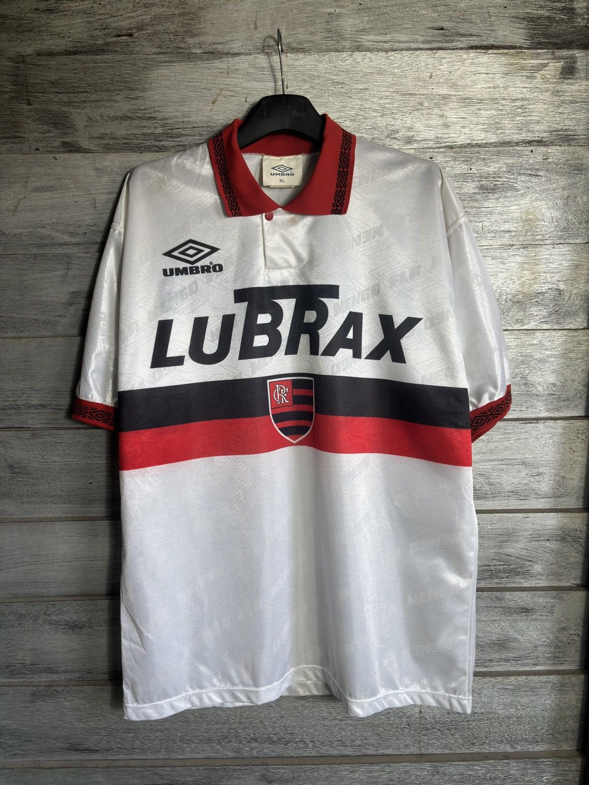 Umbro Vintage 93/94 Flamengo Away Jersey Size US XL / EU 56 / 4 - 1 Thumbnail