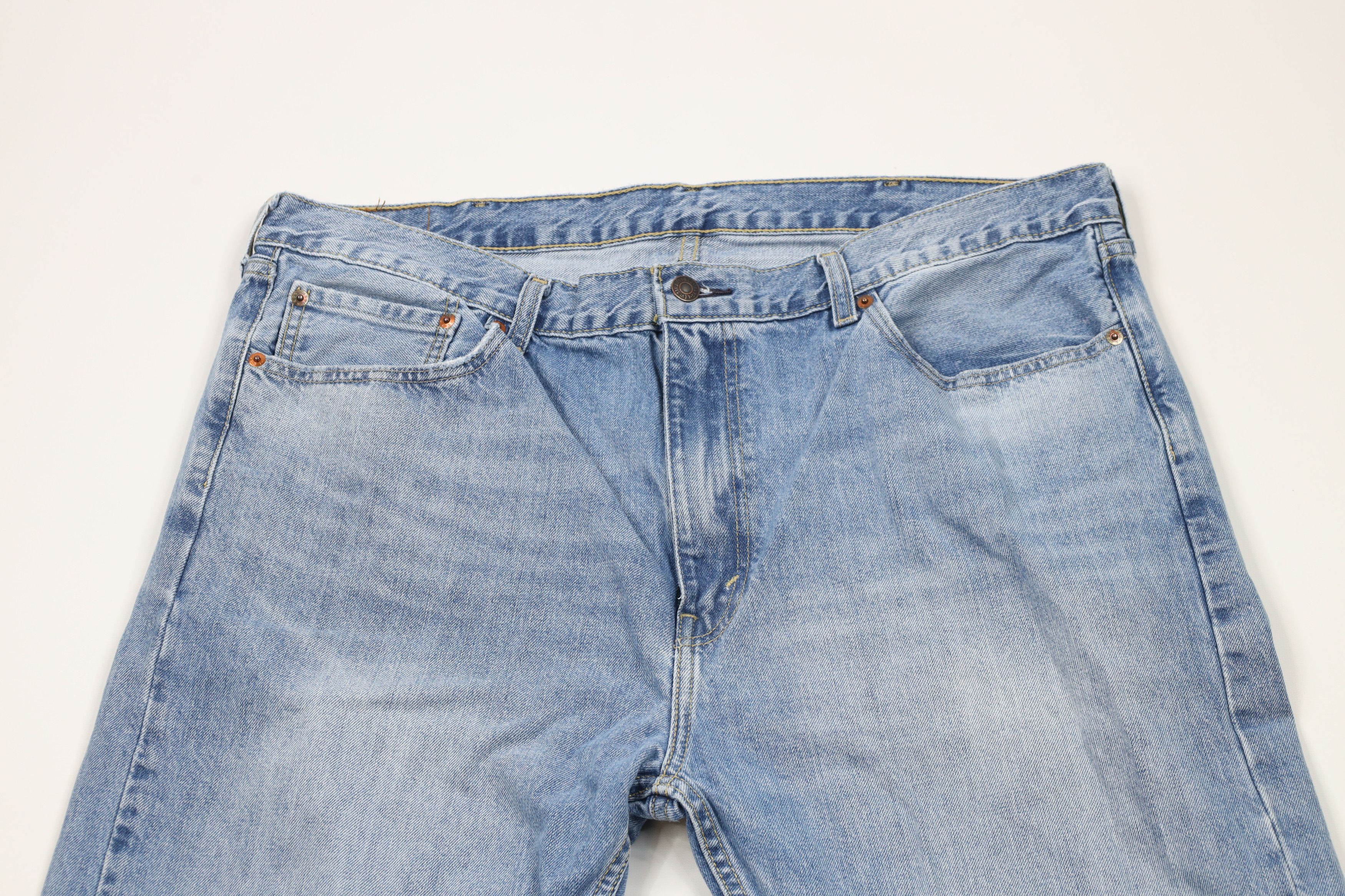 Levi's × Vintage Vintage Y2K Levis 505 Regular Fit Denim Jeans Blue Cotton Size US 40 / EU 56 - 2 Thumbnail