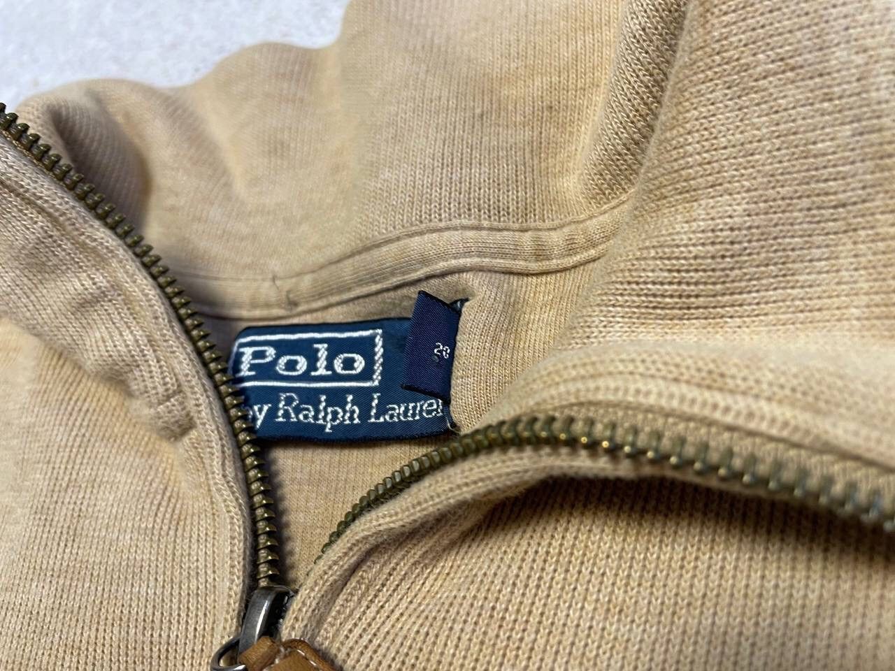Polo Ralph Lauren × RRL Ralph Lauren × Ralph Lauren Polo Ralph Lauren RRL Y2K Zip 1/4 Sweatshirt Pony Logo Rare Size US M / EU 48-50 / 2 - 6 Thumbnail