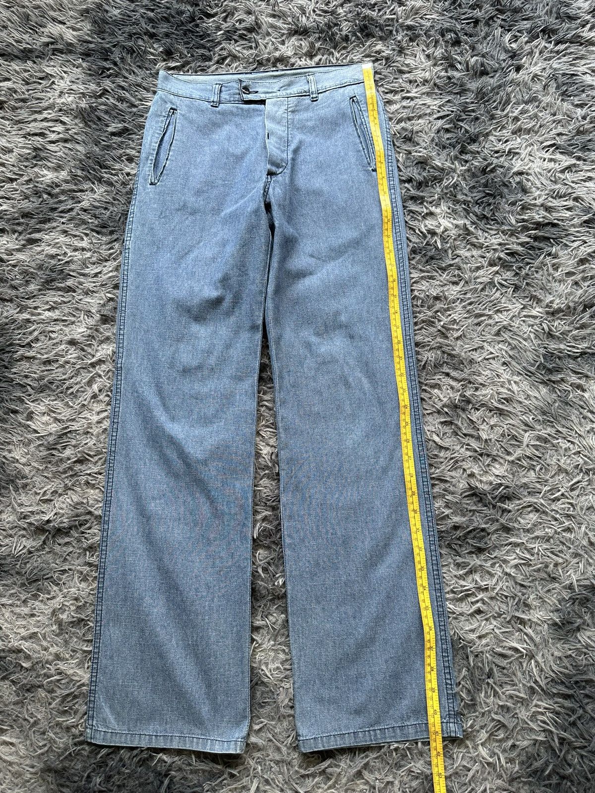 Issey Miyake 2001SS Zucca Travail - denim carpenter pant Size US 29 - 13 Thumbnail