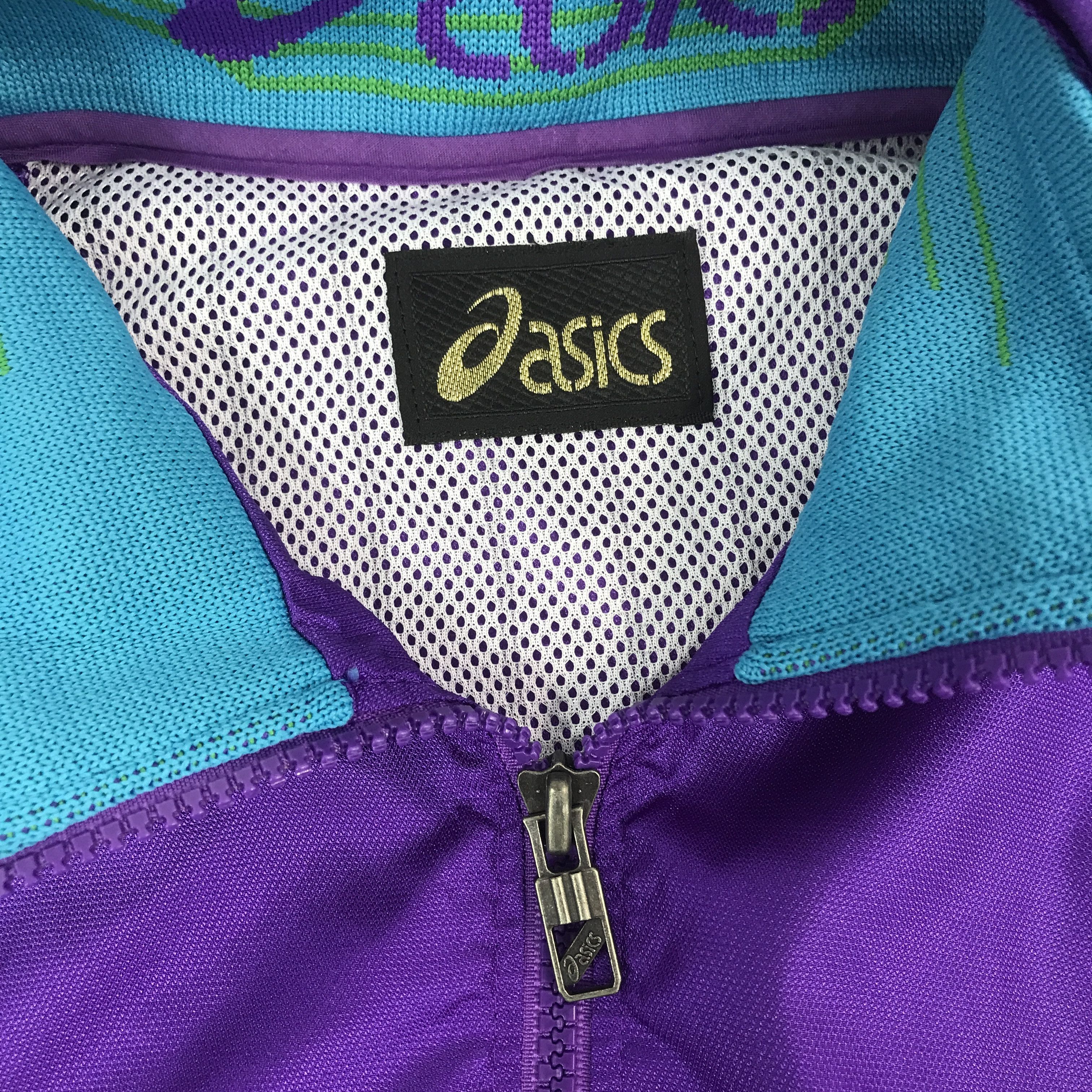 Asics Rare Ascis Windbreaker Jacket Size US XL / EU 56 / 4 - 9 Thumbnail