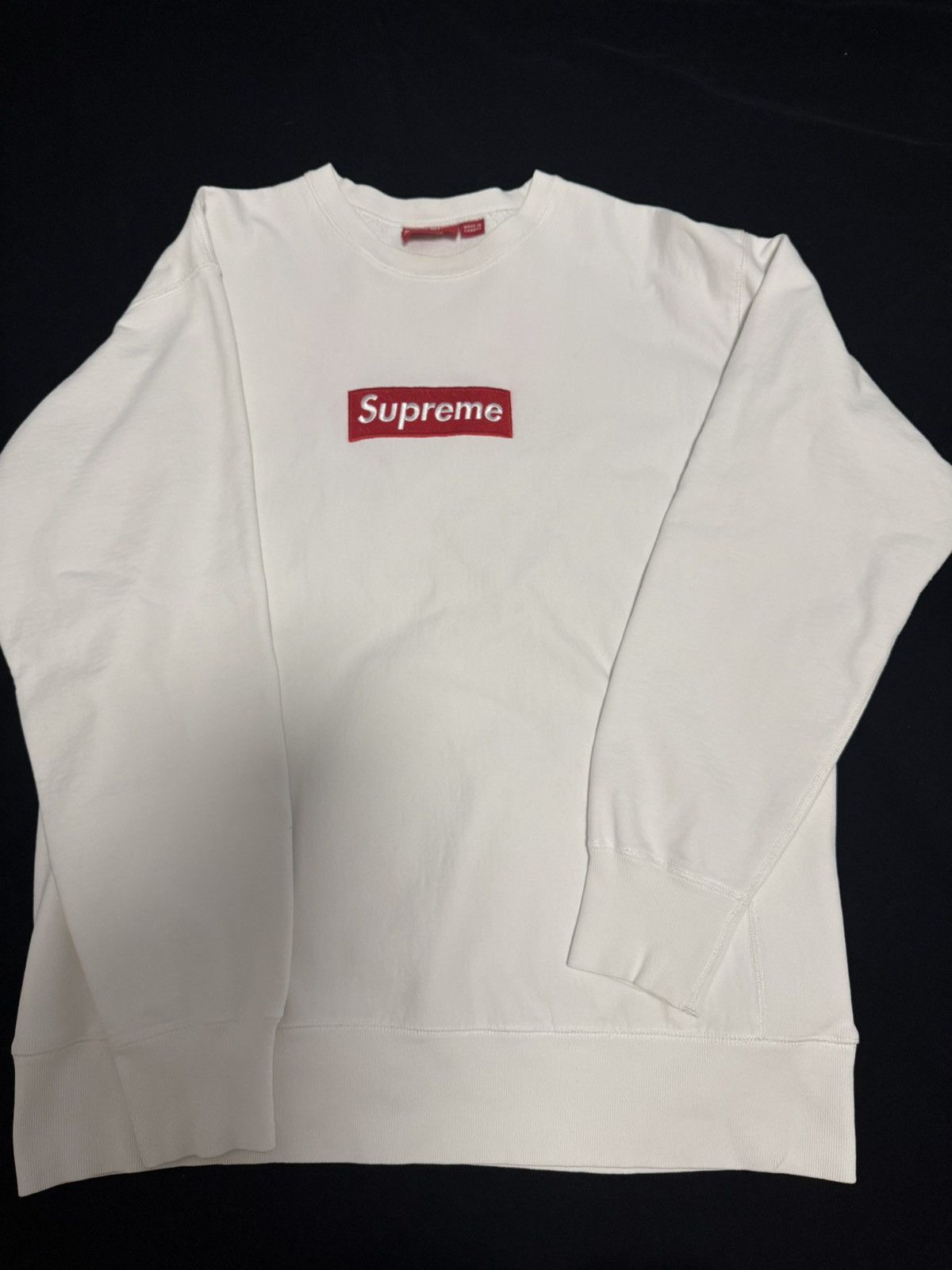 Supreme Supreme 2007 red on white box logo crewneck sweatshirt Size US XL / EU 56 / 4 - 1 Thumbnail