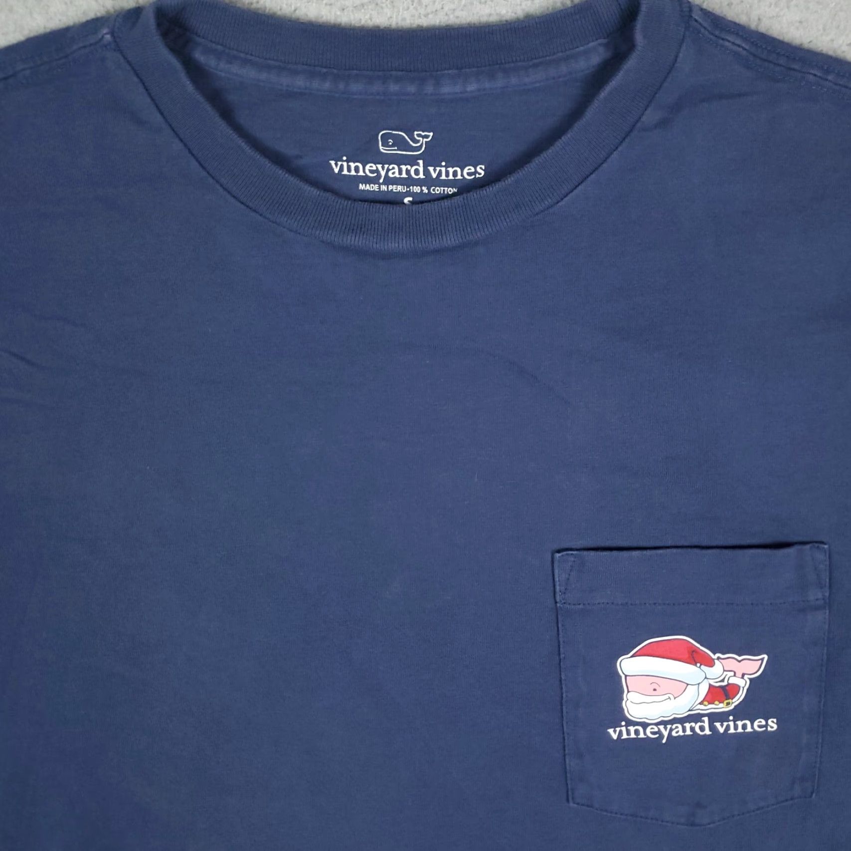 Vineyard Vines VINTAGE Vineyard Vines Merry Christmas 2017 Blue Long Sleeve T-Shirt Adult Small Crew Neck Size US S / EU 44-46 / 1 - 2 Thumbnail