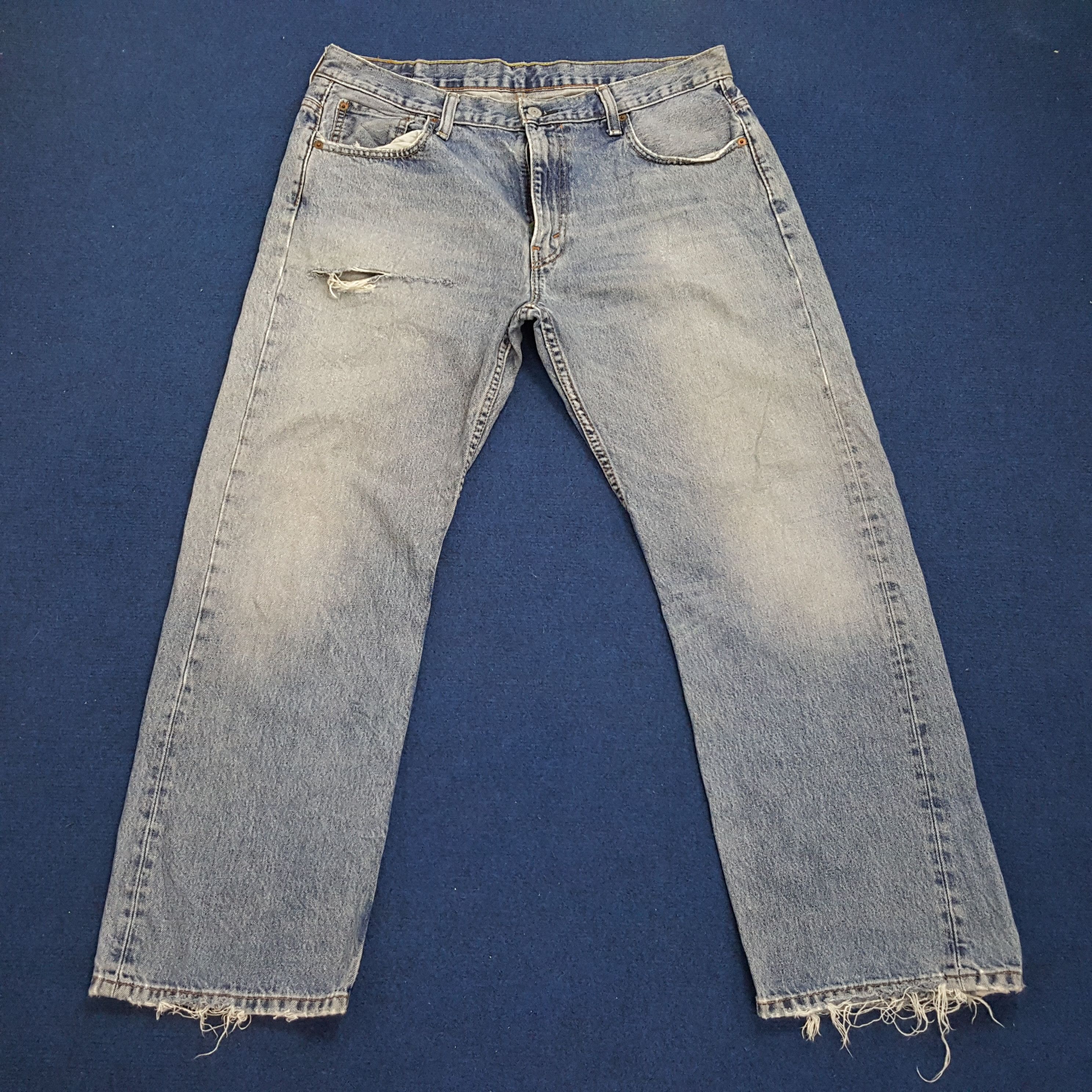 Levi's × Vintage Vintage Levi's Straight Cut Denim Jeans Size US 36 / EU 52 - 3 Thumbnail